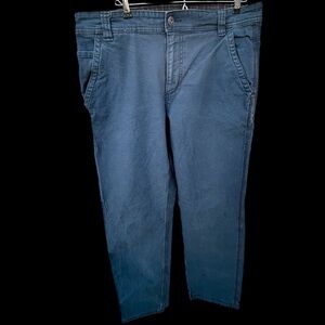 Mens GH Bass Teal Blue cargo  Denim Pants 34x34